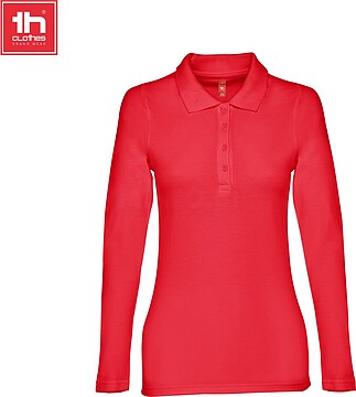 Polo de manga comprida para senhora 210 g/m2 BERN WOMEN
