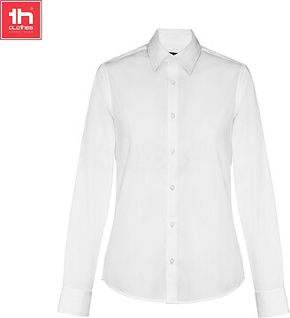 Camisa popelina de manga comprida para senhora 115 g/m2 PARIS WOMEN