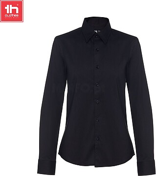 Camisa popelina de manga comprida para senhora 115 g/m2 PARIS WOMEN