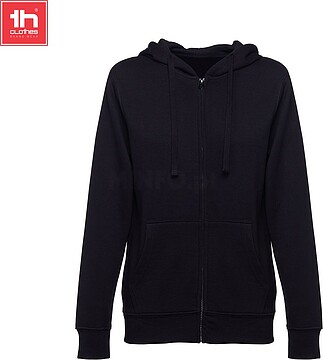 Sweatshirt com fecho e capuz para senhora 320 g/m2 AMSTERDAM WOMEN