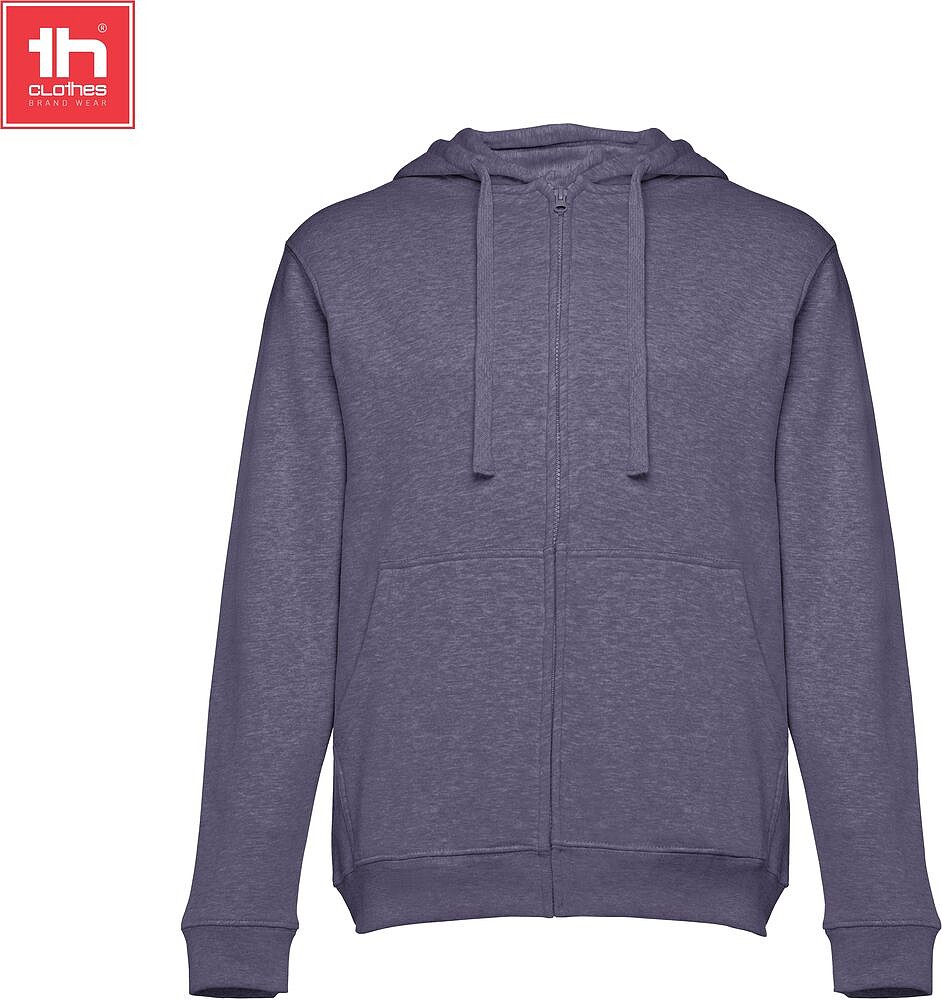 Sweatshirt com fecho e capuz para homem 320 g/m2 AMSTERDAM