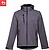 Softshell com capuz removível para homem 280 g/m2 ZAGREB - imagem 1
