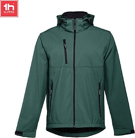 ZAGREB Softshell com capuz removível para homem 280 g/m2 ta...