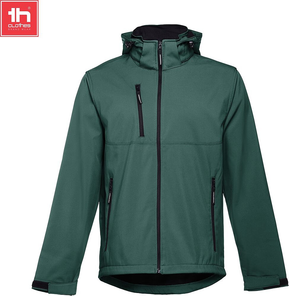 Softshell com capuz removível para homem 280 g/m2 ZAGREB