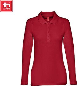 BERN WOMEN Polo de manga comprida para senhora 210 g/m2 tam:...