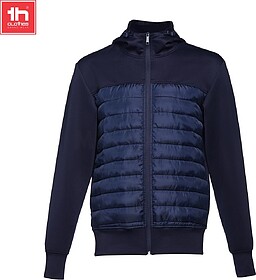SKOPJE Casaco com fecho e capuz para homem tam: XL cor: Azul...