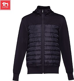 SKOPJE Casaco com fecho e capuz para homem tam: M cor: Preto...
