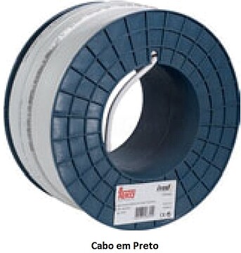 CABO COAX N48HV3 TK (RG6 PVC PRETO) ITED -100M .TEKA - 2901085