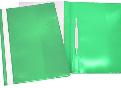 alt-11526202 : Classificador Plastico Capa Cristal Roma262.02 Verde-Pack 10