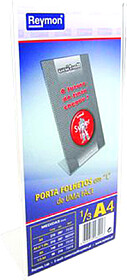 5691007 : Expositor Porta Folhetos Acrilico 1/3 Largura 10cm...