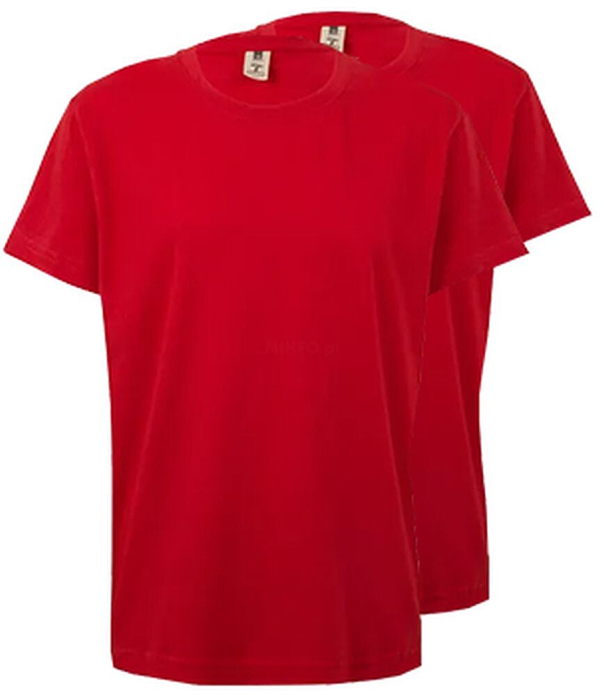 T-Shirt Criança Algodão 155g Vermelho Tamanho 12/14 Pack 2un T-Shirt Criança Algodão 155g Vermelho Tamanho 12/14 Pack 2un