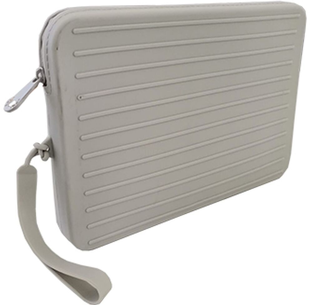 Bolsa Silicone XL Up North com Fecho Cinza Apli Bolsa Silicone XL Up North com Fecho Cinza Apli