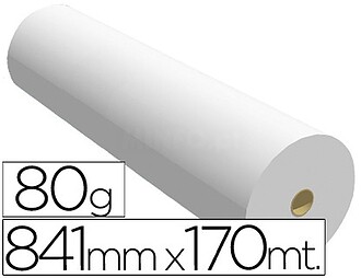 1821180 : Papel Plotter 80gr 841mmx170mts (PPC) Navigator -1...