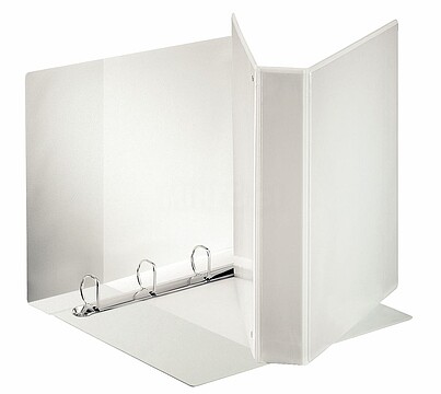 Esselte Canguro Plus Pasta de Anéis - Formato A4 - Capacidade para 380 Folhas - 4 Anéis de 40mm - Cor Branca 55295
