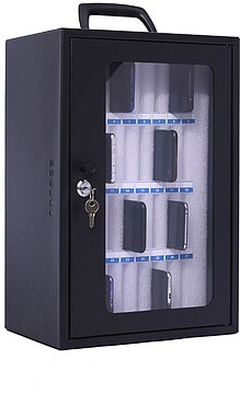 Armário de seguranca q-connect para 36 telemóveis com chave 295 x 205 x 445 mm KF11600