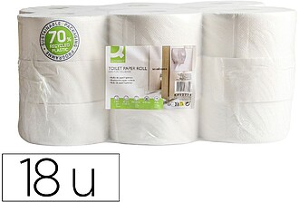 Papel higiénico q-connect jumbo industrial celulose virgem ...