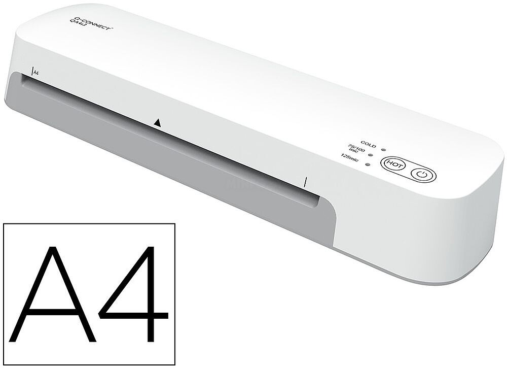 Plastificadora q-connect kf19091 din a4 standard 2 rolos ate 125 microns Plastificadora q-connect kf19091 din a4 standard 2 rolos ate 125 microns