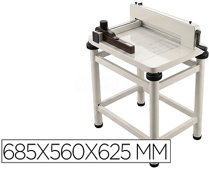 Mesa para guilhotina q-connect kf16917 manual profissional comprimento de corte 430 mm 685x560x625 mm KF19362