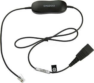 88001-99 : Jabra Smart Cord - Cabo de auricular - preto - pa...