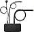 Jabra EHS Adapter for Alcatel - Adaptador de auricular - para Alcatel 8 Series IPTouch, Jabra GN9120, GN9330, PRO 94XX 14201-20 - imagem 1