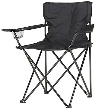 G-73793 : 73793 CADEIRA Dobrável DE CAMPING 80x83,5x51cm COR Preto