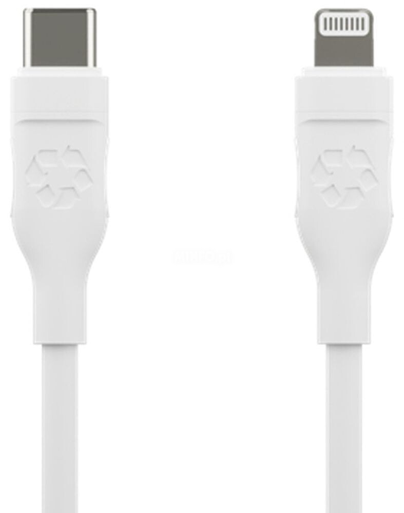 CB25CLWH7087 : re-charge-Cable2mUSB-CtoLightn-W