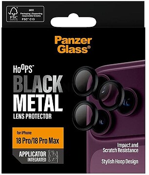 PG41297 : PanzerGlass Camera Prot. iPhone 18Pro-18ProMax Bla