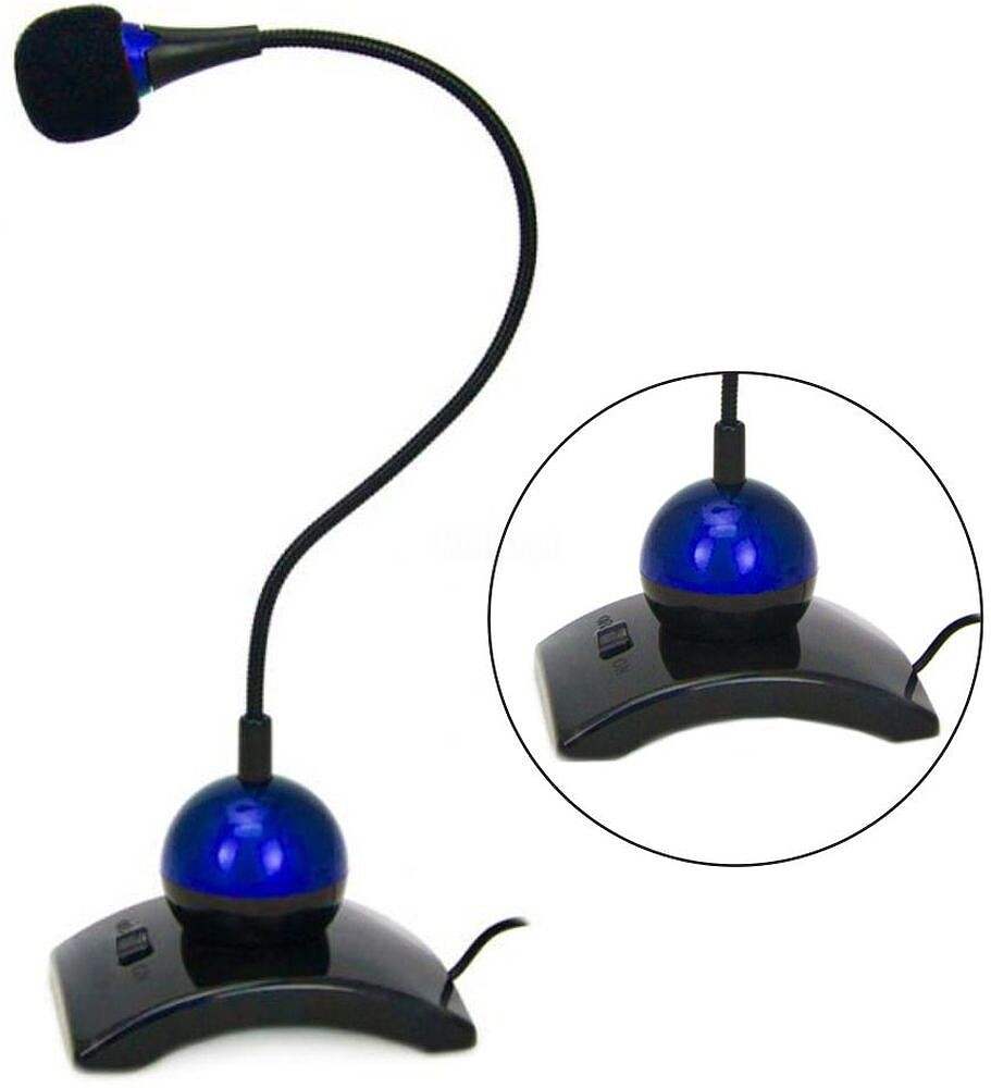 Microfone Mesa por Jack 3.5mm Azul G-EH130B