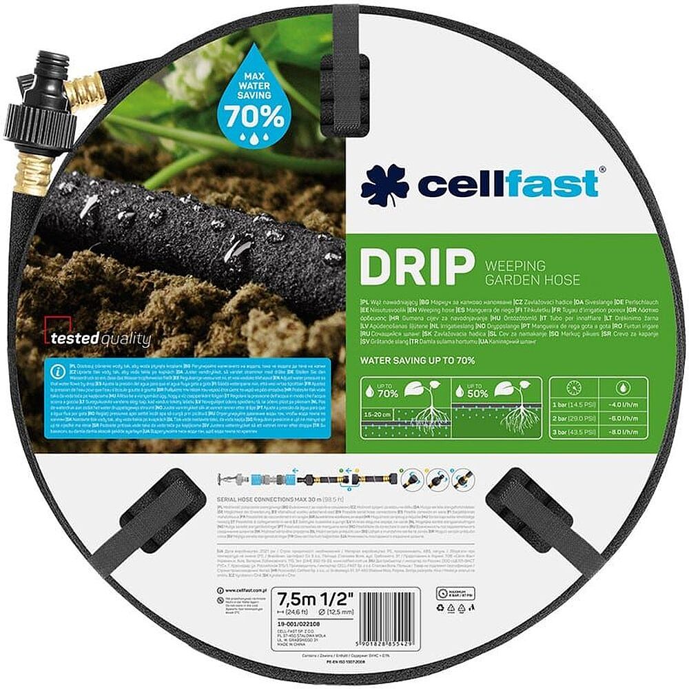 CELLFAST - Mangueira de Rega Gota-A-Gota - 1/2”