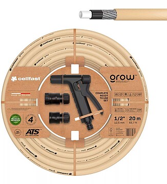 KIT MANGUEIRA DE JARDIM GROW 20 m (1/2” 12,5 mm)