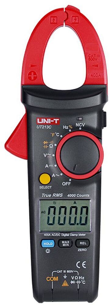 Pinça Amperimétrica Digital 3-5/6 AC/DC 600V UNI-T UT213C