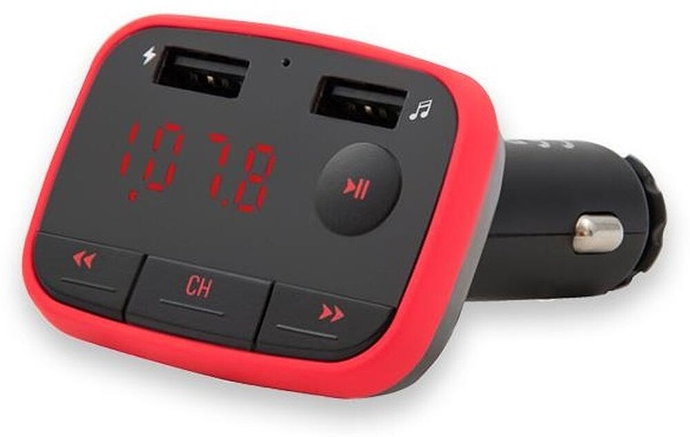 Transmisor FM Coche Con Cargador 2.4A savio TR-10 Manos Libres/Micro SD/Bluetooth 5.0 SAVFMTRANSTR-10