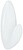 Gancho Grande para Toalhas - Resistente à Água - 1 Tira Adhesiva - Suporta até 2,2kg - Cor Branca CO7100149661 - imagem 1