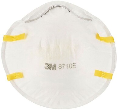 3M Pacote de 3 Máscaras para Partículas FFP1 - Descartáveis - Sem Válvula - para Níveis Baixos de Partículas - Cor Branca 3M7100329378