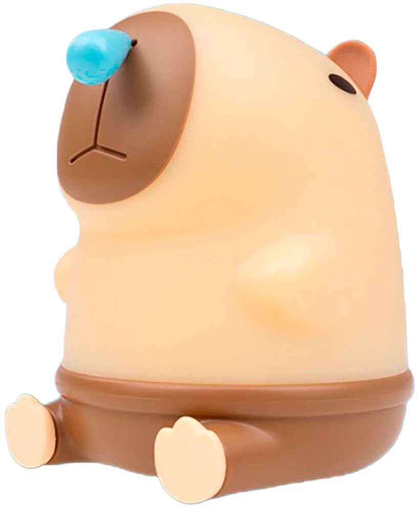 Lâmpada noturna led recarregável modelo capivara ranho G-31305