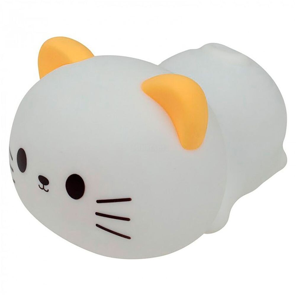 Lâmpada noturna led rgb recarregável com som modelo gatinho doce G-31261
