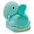 Lâmpada noturna led rgb recarregável com despertador modelo elefante de balanço G-31219 - imagem 1