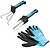 Kit Mini de Ferramentas Manuais e Luvas Jardim Energo CELLFAST G-75702 - imagem 1