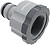 Conector a grifo universal ideal para rosca fêmea de 1/2” e 3/4” CELLFAST G-75625 - imagem 1