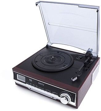 CR-1113 : Gira-discos C/ Rádio Camry Cr 1113