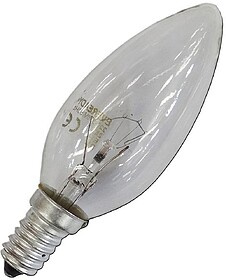 G-35143 : 35143 LÂMPADA INCANDESCENTE VELA CLARA 60W E14 (A...