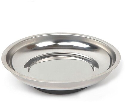 G-21284 : 21284 BANDEJA METÁLICA REDONDA MAGNÉTICA 148 MM