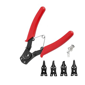 G-21017 : 21017 Alicates de Pontas Intercambiáveis Circlip 4-em-1 WORKPRO