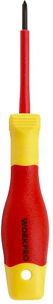 Chave de Fenda Phillips PH0 Isolada Vde 60mm WORKPRO G-21090