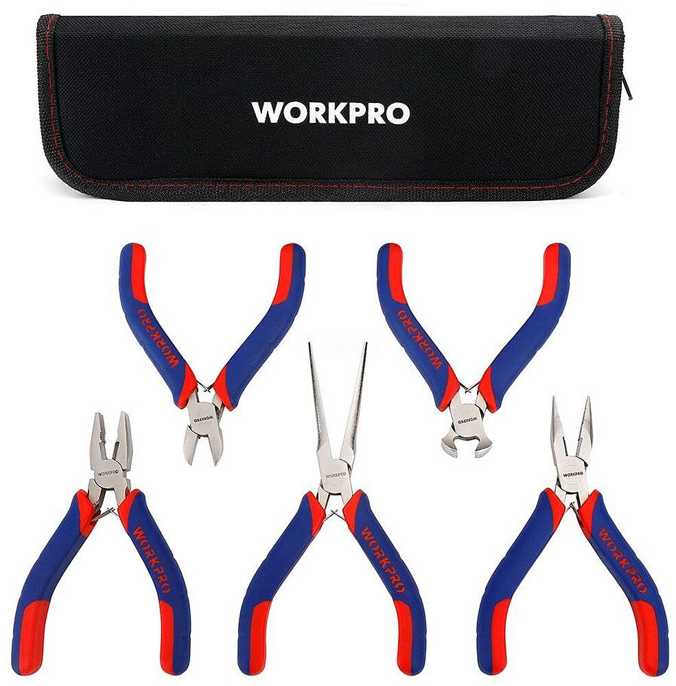 Jogo de 5 Alicates Miniatura WORKPRO G-21112