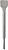 Cinzel Plano para Martelete, Sds-Plus, 40 x 14 x 250 mm G-21513 - imagem 1