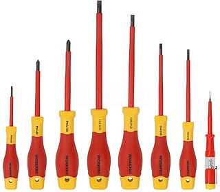G-21518 21518 CHAVES DE FENDA ISOLADAS VDE, JOGO 8 PEÇAS