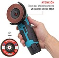 Disco de Lâminas Planas Ø100x16mm 60 g. Workpro G-21144