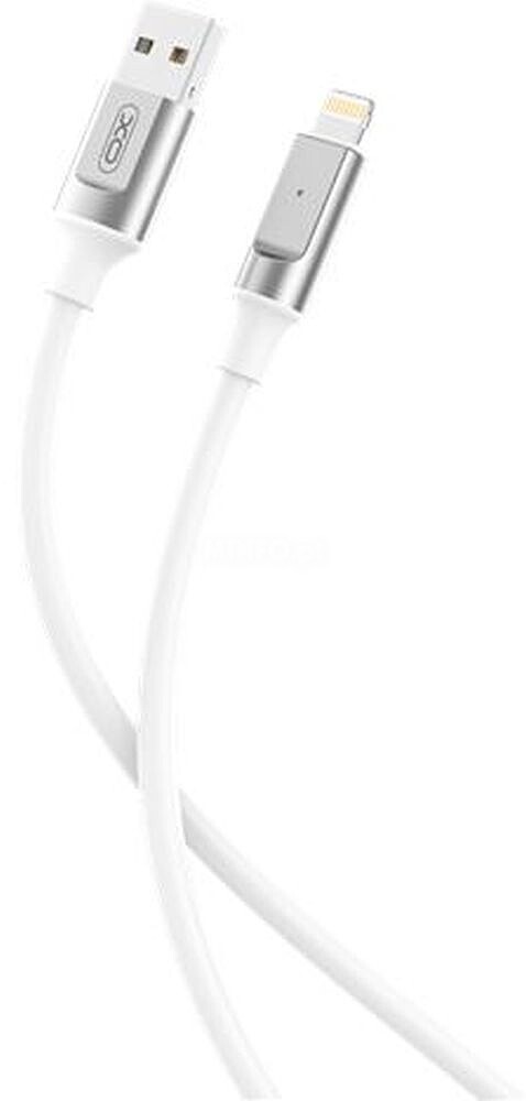 Cabo XO Cable NB251 Carregamento Rápido USB - Lightning - 6A - 1m - Cor Branco XONB251LGWH