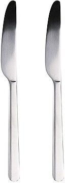G-14658 : 14658 CONJUNTO 2 unid. FACA Aço INOX RECICLADO BRILHO TERRA SG7779 SAN IGNACIO